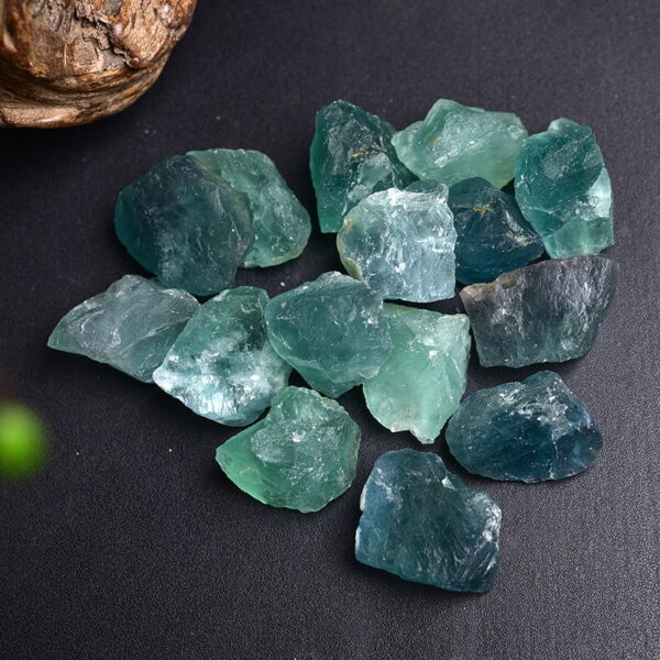 Natural Crystal Green Fluorite Raw Stone