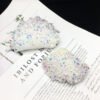 Natural White Crystal Cluster Colorful Electroplated Crystal Raw Stone Cluster - Image 9