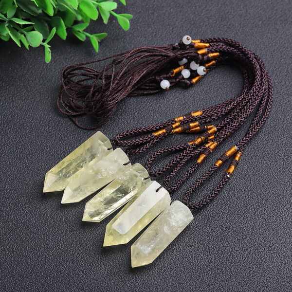 O1CN01kRRXAB1j2vTOBo1gb_!!2208437594491-0-cib Natural Citrine Hexagonal Prism Raw Stone Pendant Necklace
