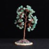 Natural amethyst pink crystal colored crystal gravel flower tree home office decoration ornament craft