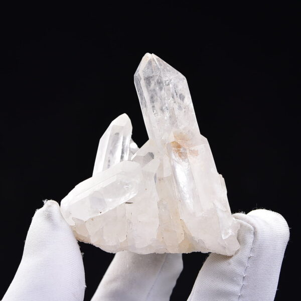 Natural White Crystal Cluster Ornament Raw Stone Cluster