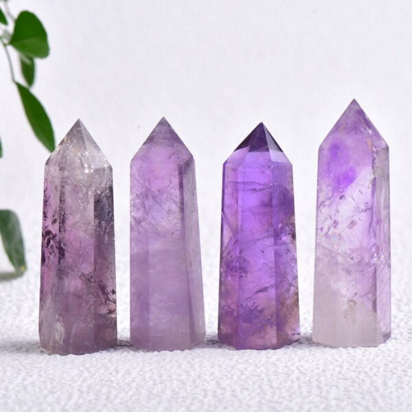 O1CN01ptS1e71j2vSTWwDgp_!!2208437594491-0-cib Natural Amethyst Single Pointed Hexagonal Prism Amethyst Rough Stone Ornament