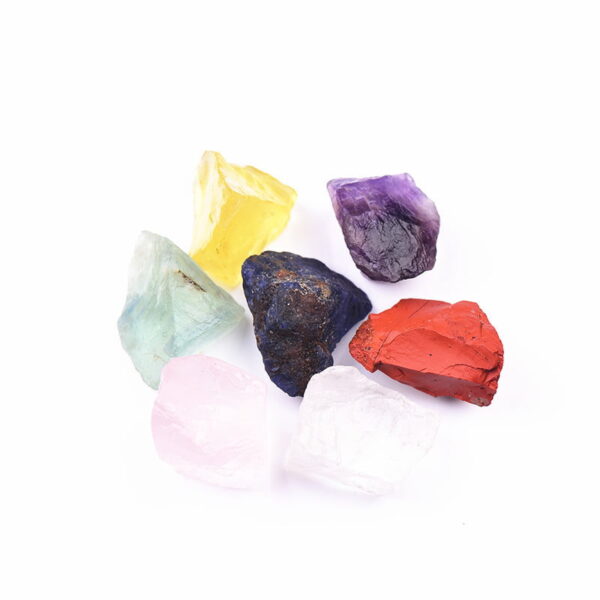 Natural Colorful Crystal Raw Stone Set