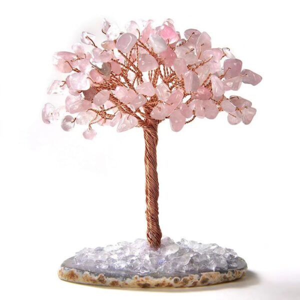 Natural Crystal Fortune Tree Money Tree Home Office Ornament