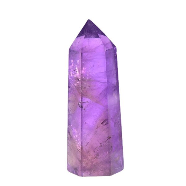 O1CN01uOTtr31Bs2jAnzgeD_!!0-0-cib Natural Amethyst Single Pointed Hexagonal Prism Amethyst Rough Stone Ornament