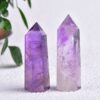 Natural Amethyst Single Pointed Hexagonal Prism Amethyst Rough Stone Ornament - Image 3