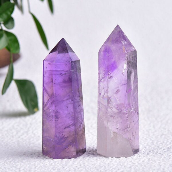 O1CN01uyucTd1j2vSTWwgmD_!!2208437594491-0-cib Natural Amethyst Single Pointed Hexagonal Prism Amethyst Rough Stone Ornament