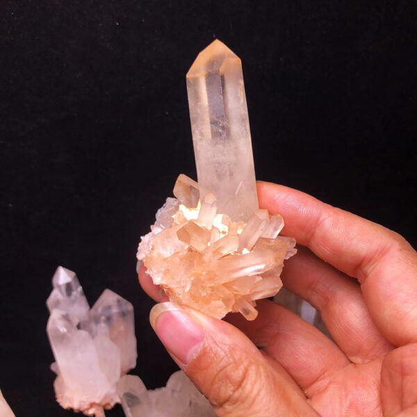Natural White Crystal Cluster Raw Stone Home Ornament Decoration