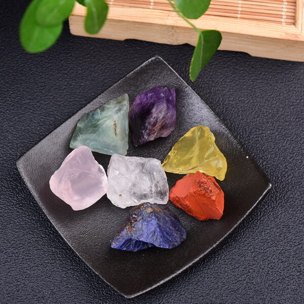 Natural Colorful Crystal Raw Stone Set