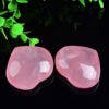 Natural Pink Crystal Love-heart Shape Pink Crystal - Image 2