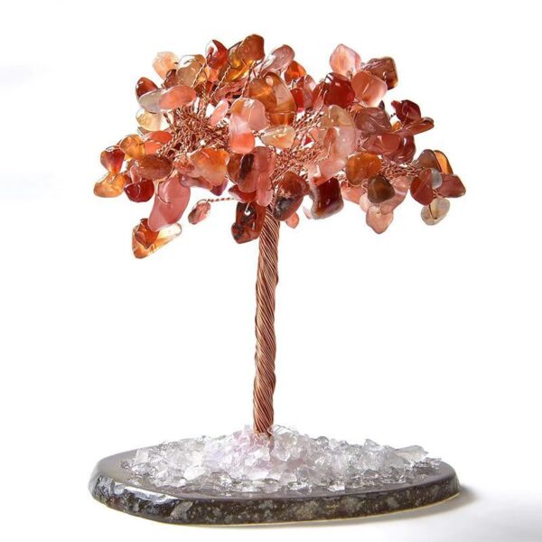 Natural Crystal Fortune Tree Money Tree Home Office Ornament