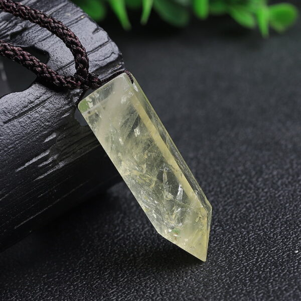 O1CN01xjzesj1j2vTLAHHXi_!!2208437594491-0-cib Natural Citrine Hexagonal Prism Raw Stone Pendant Necklace