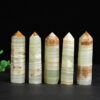 Natural Crystal Afghanistan Jade Single Pointed Hexagonal Prism Crystal Raw Stone Home Decoration Natural Crystal Afghanistan Jade Single Pointed Hexagonal Prism Crystal Raw Stone Home Decoration