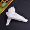 Natural White Crystal Raw Stone Ornament Natural White Crystal Raw Stone Ornament