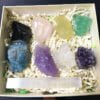 Natural Crystal Colorful Rough Stone Set Mineral Specimen 9pcs/box - Image 2