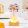 Natural Crystal Fortune Tree Night Light Bedside Lamp Atmosphere Light Ornament