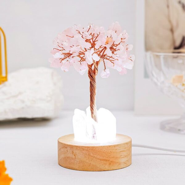 Natural Crystal Fortune Tree Night Light Bedside Lamp Atmosphere Light Ornament Natural Crystal Fortune Tree Night Light Bedside Lamp Atmosphere Light Ornament