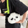 Panda Plush Handheld Crossbody Bag