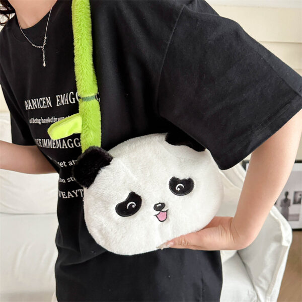 Panda Plush Handheld Crossbody Bag
