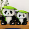 Cute Leaf Panda Doll Plush Toy - Image 3