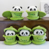 Cute Plush Bowl Tea Panda Doll - Image 3