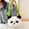 Panda Plush Handheld Crossbody Bag