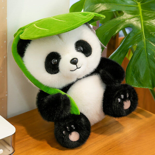 Cute Leaf Panda Doll Plush Toy