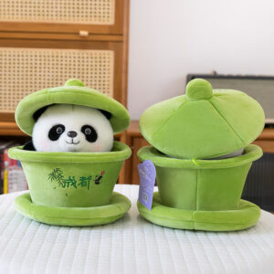 Cute Plush Bowl Tea Panda Doll Cute Plush Bowl Tea Panda Doll