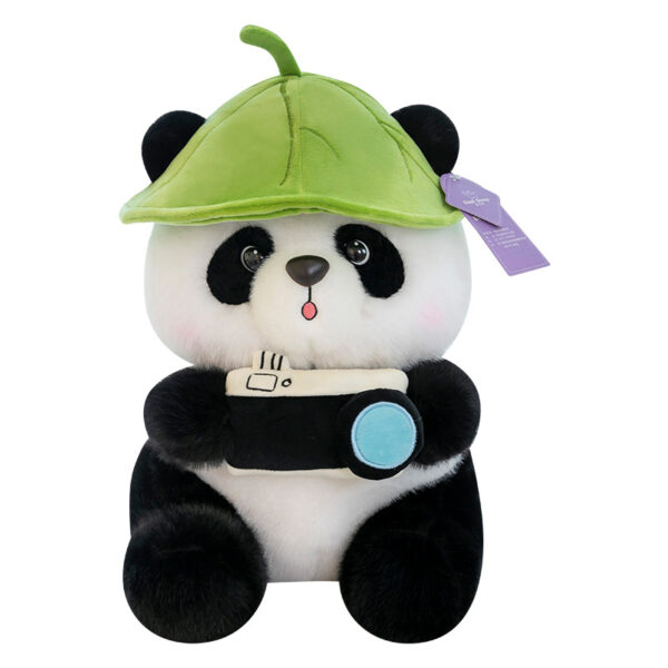 Cute Camera Panda Plush Toy