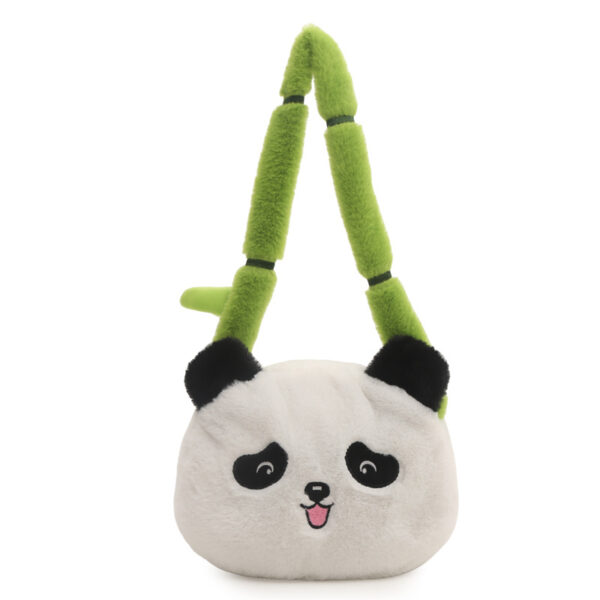 Panda Plush Handheld Crossbody Bag Panda Doll Shoulder Bag