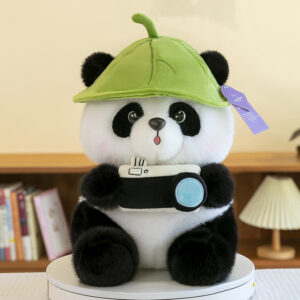 Cute Camera Panda Plush Toy
