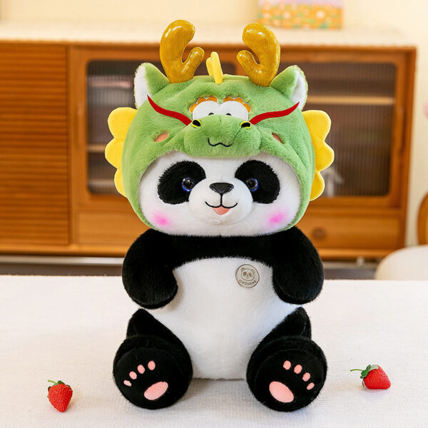 Cute Panda Dragon Plush Doll