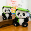 Cute Leaf Panda Doll Plush Toy - Image 2