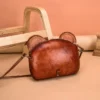 Bear Genuine Leather Crossbody Bag Shoulder Bag