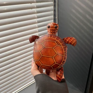 Handmade Turtle Genuine Leather Coin Purse